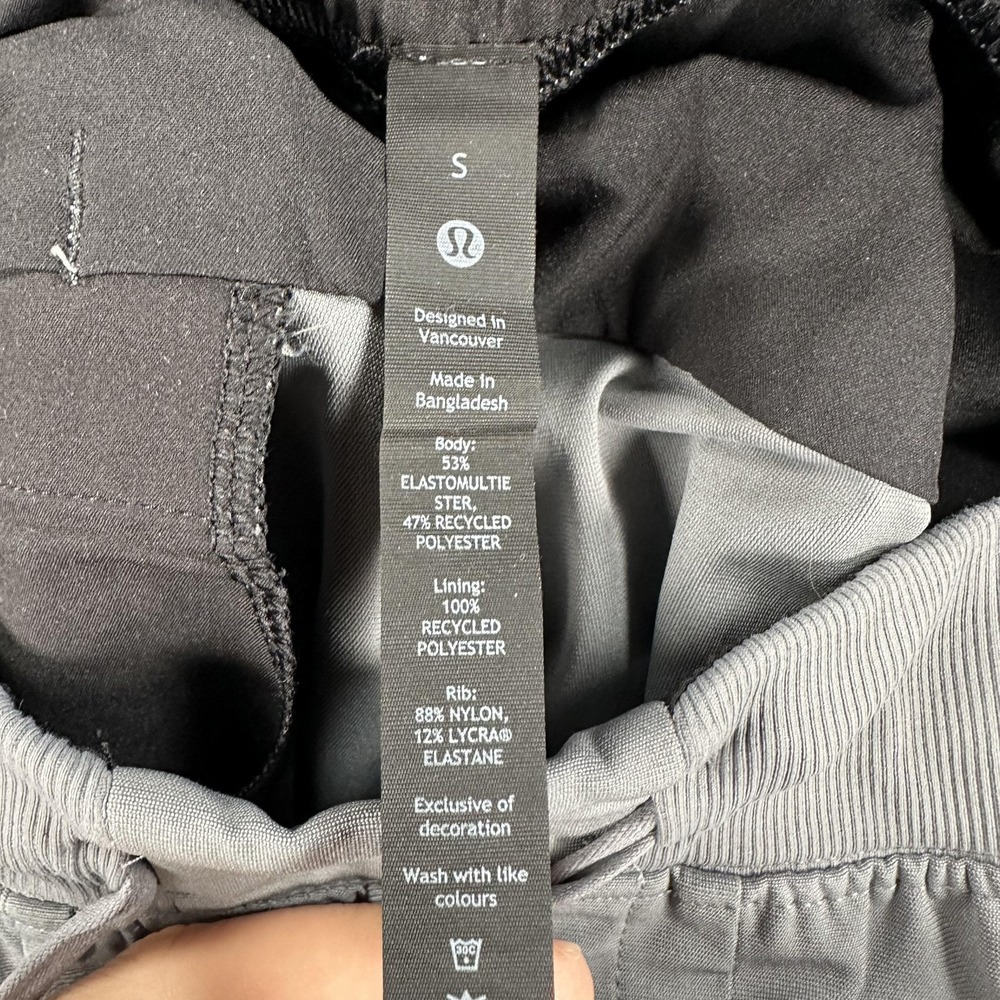 Lululemon ABC Warpstreme Jogger Mens Small Gray Woven Lined Jogger Rib Cuff - Picture 11 of 13